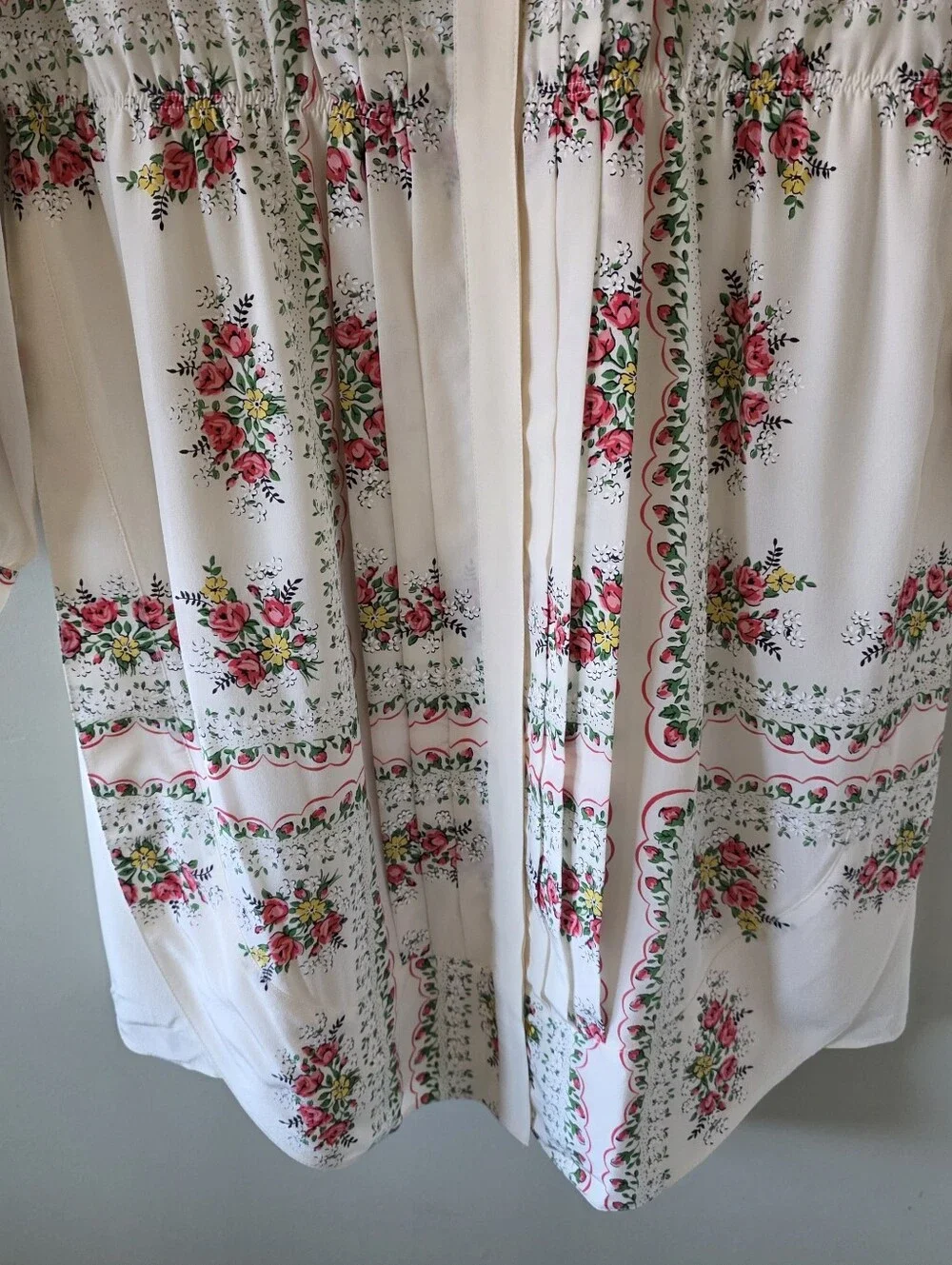 NWT Tory Burch 10 Quiet Luxury Cottagecore Dainty Romantic Cora Silk Dress